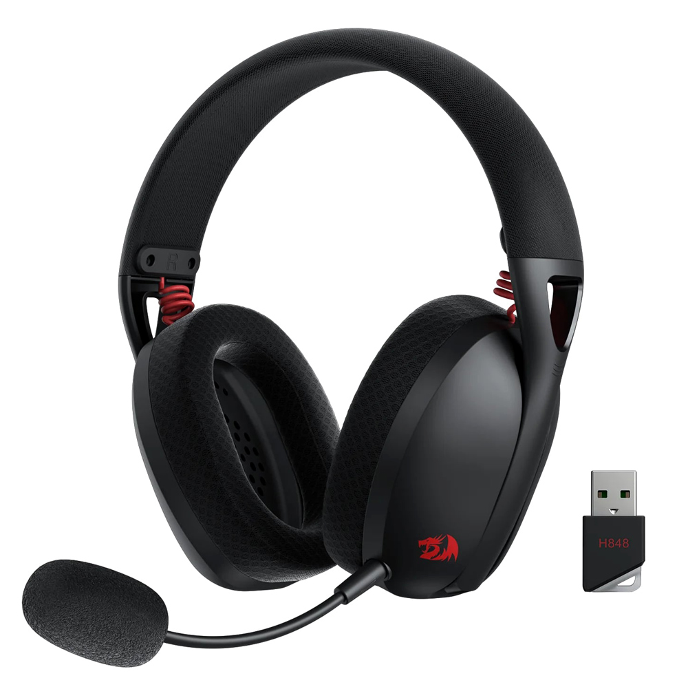 Redragon IRE Pro BT/Wireless Light Weight Gaming Headset - Black Redragon IRE Pro BT/Wireless Light Weight Gaming Headset - Black
